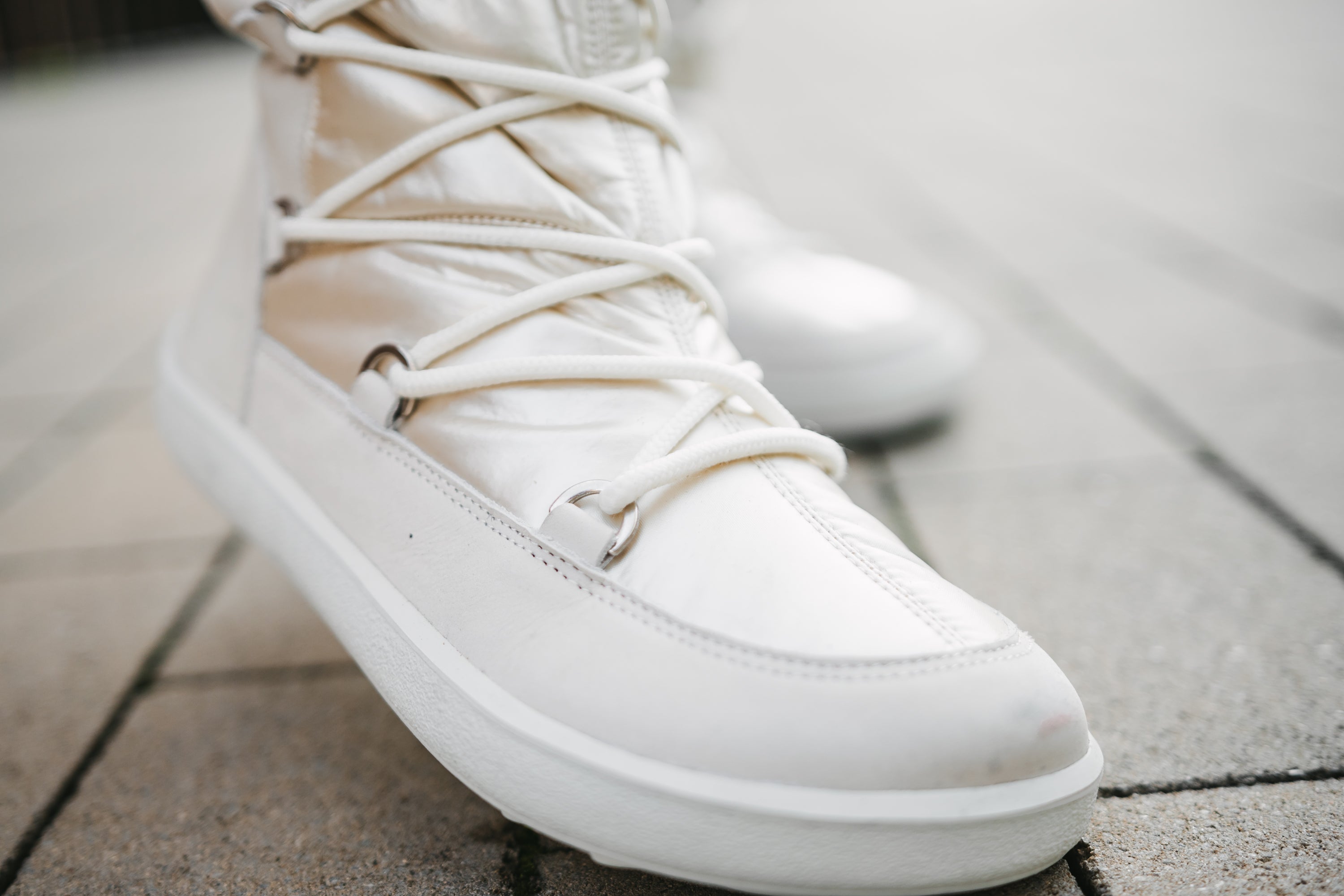 Winter Barefoot Boots Be Lenka Snowfox Woman - Pearl White