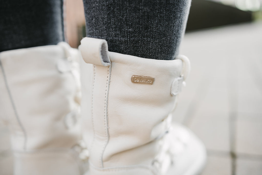 Winter Barefoot Boots Be Lenka Snowfox Woman - Pearl White